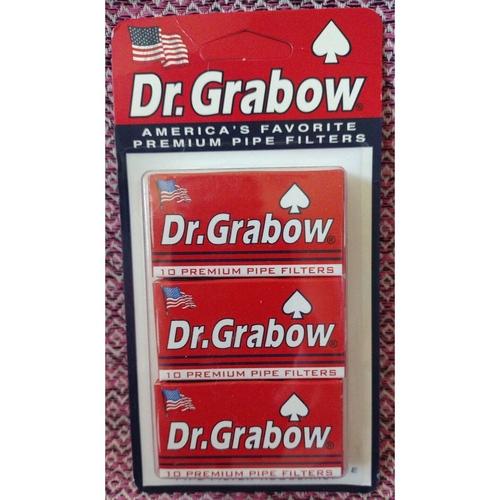 Dr Grabow 6mm Pipe Filters - 3 Boxes of 10 Each - 30 Total Filters - New
